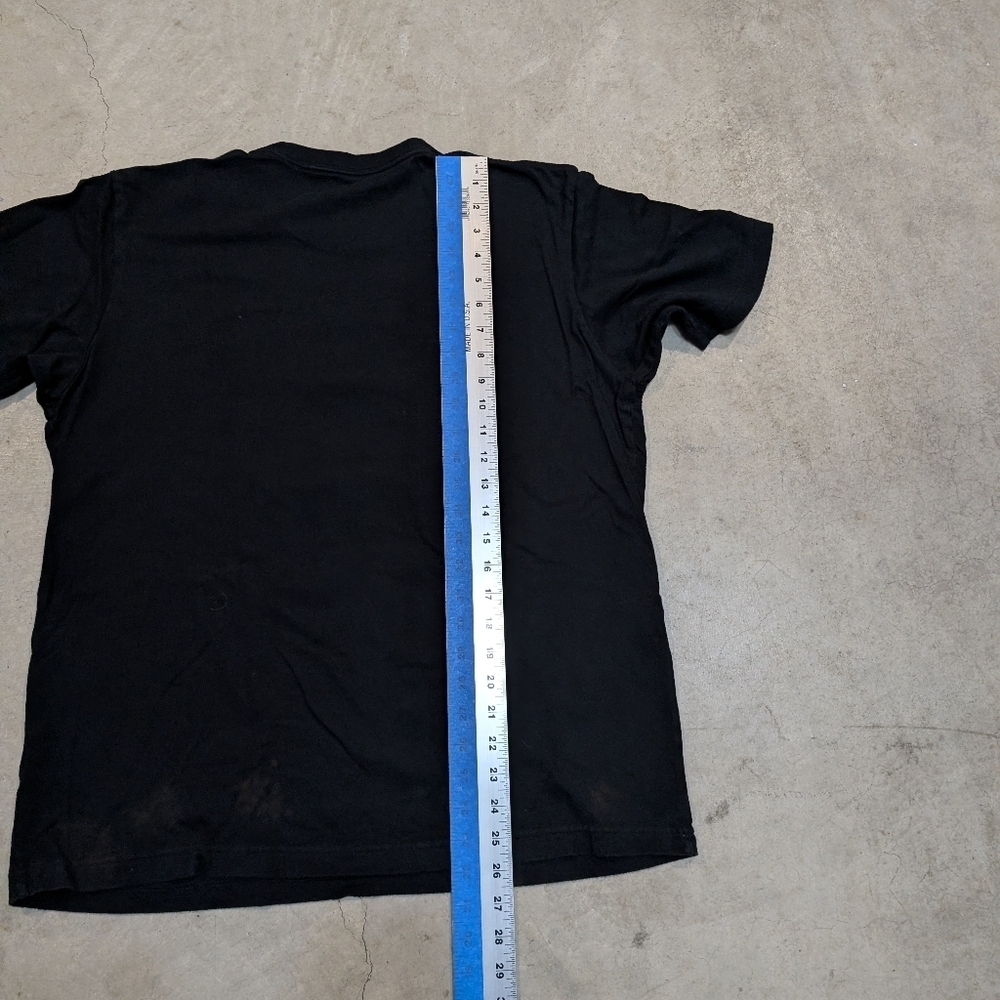 Uniqlo Jeff Koons Rabbit Shirt Black Men's L Flaws Short Sleeve - Picture 7 of 8